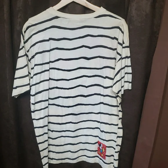 Disney Mickey & Co. Cream and Black T-Shirt Women's L J.G. Hook Original Summer - Picture 4 of 4